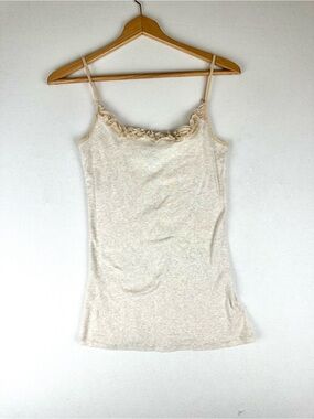 Twisted Heart Ruffle Cami Tank Top NWT Coquette